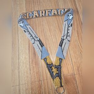 Stylish Beaded Scarf with Unique Design